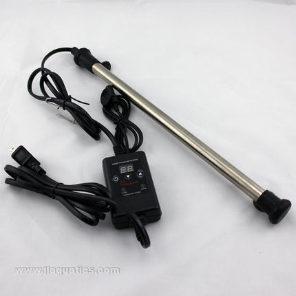 Aquatop 400W Titanium Heater - THC500 full view of heater and all components