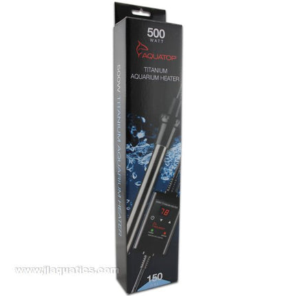 Aquatop 400W Titanium Heater - THC500 retail packaging