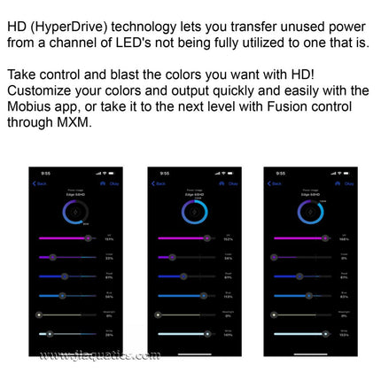 The Aqua Illumination Edge 68HD LED offers HyperDrive technology.