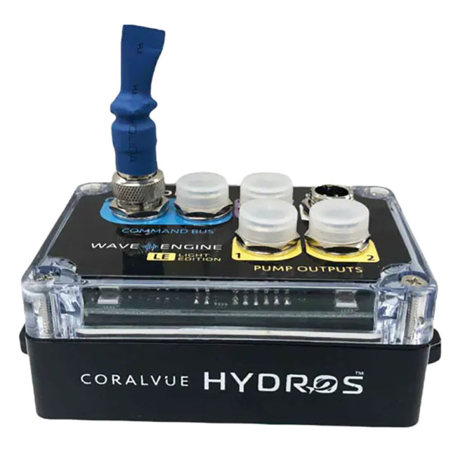 Hydros Command Bus Terminator plugged into a Hydro Aquarium Controller