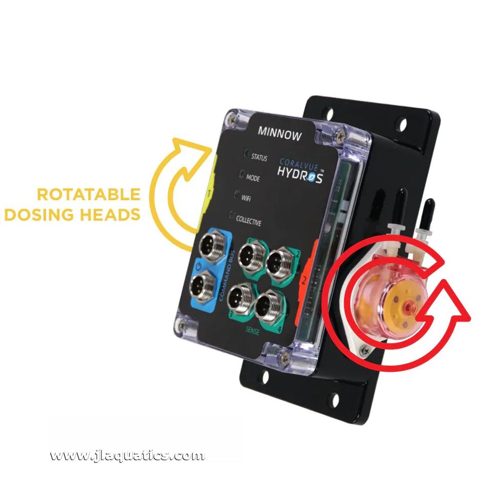 Hydros Minnow controller and how the dosing for aquariums rotate