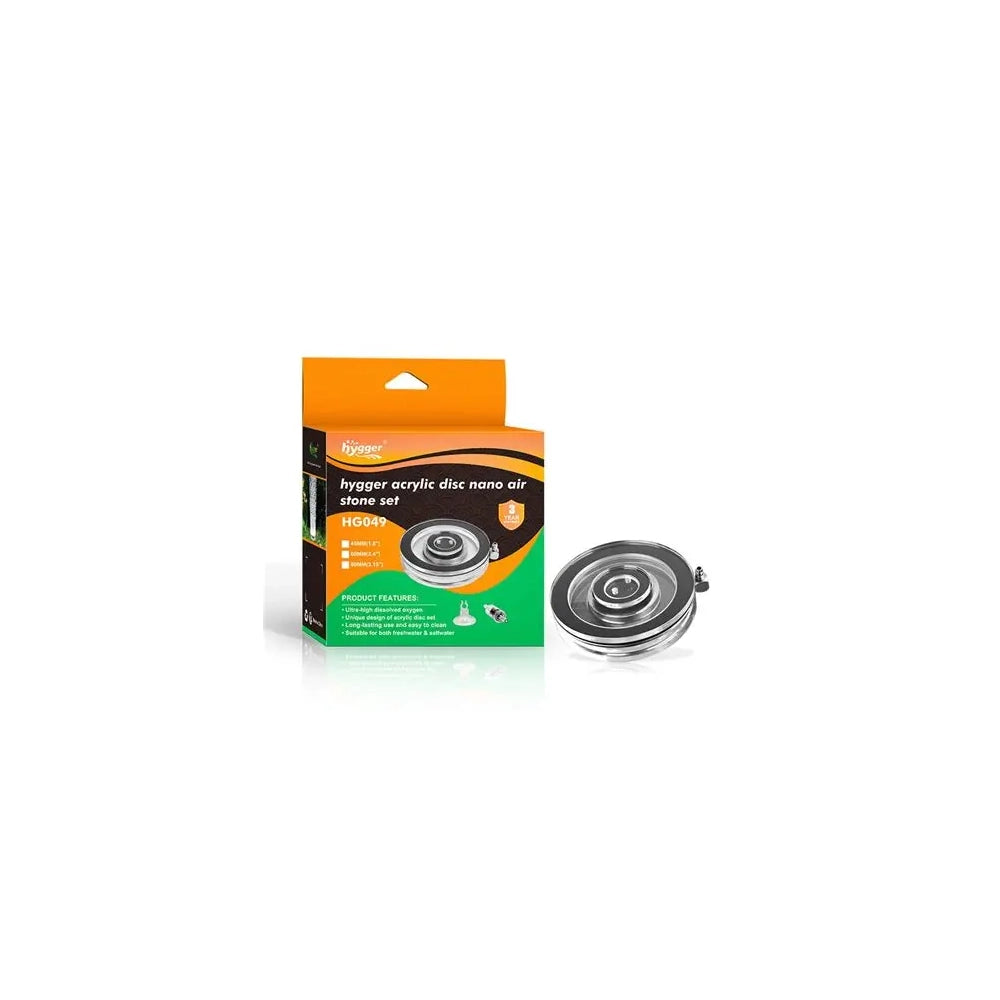 Hygger Acrylic Disc Nano Air Stone Set - 45mm