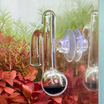 Hygger Nano Drop Checker being used in an aquarium.