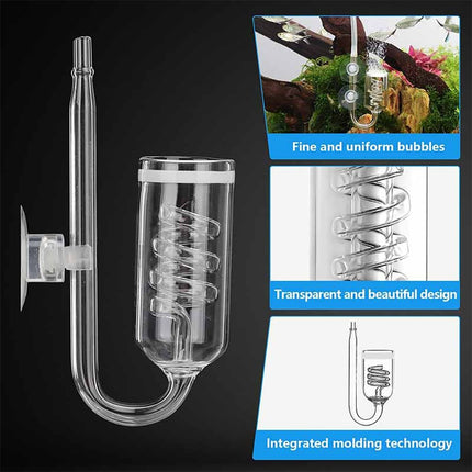 Some of the features of the Hygger CO2 Spiral Diffuser