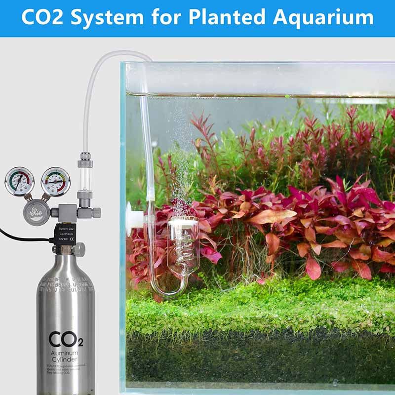 Easy CO2 hook up to the Hygger CO2 Spiral Diffuser 