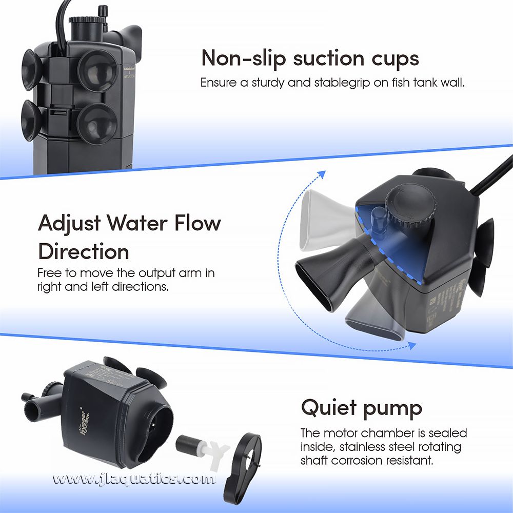 Medium Hygger Internal Aquarium Filter different features of this aquarium water filter.