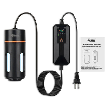 Full view of the Hygger Sweeper Aquarium Clean Light - 5 Watt