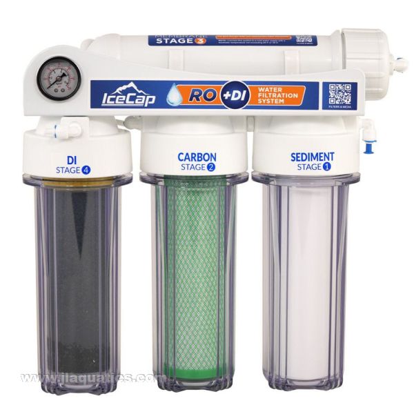 Buy IceCap 4 Stage RODI Water Filter - 100GPD at www.jlaquatics.com