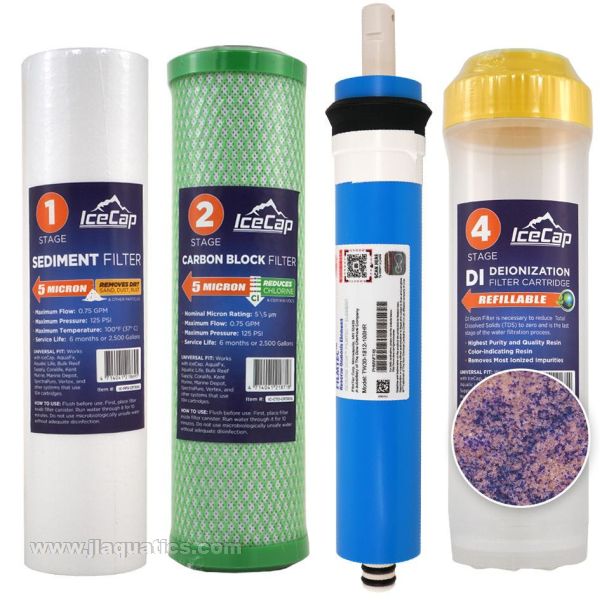 IceCap 4 Stage RODI Water Filter - 100GPD
