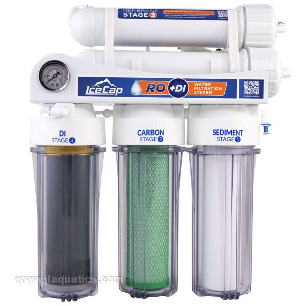 Buy IceCap 4 Stage RODI Water Filter - 200GPD at www.jlaquatics.com