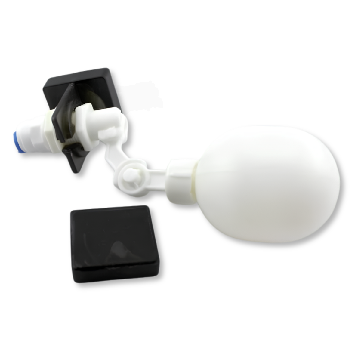 IceCap Magnetic Float Valve full product view with magnet