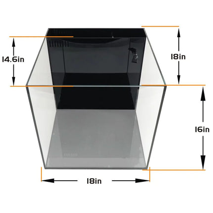IceCap All In One Glass Aquarium - 20 Gallon dimensions