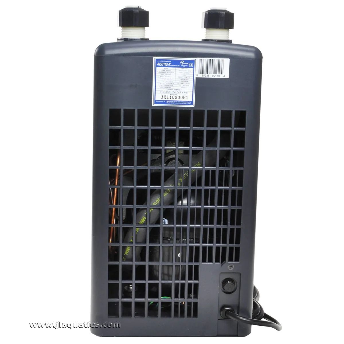 JBJ Arctica 1/5HP Chiller back view 