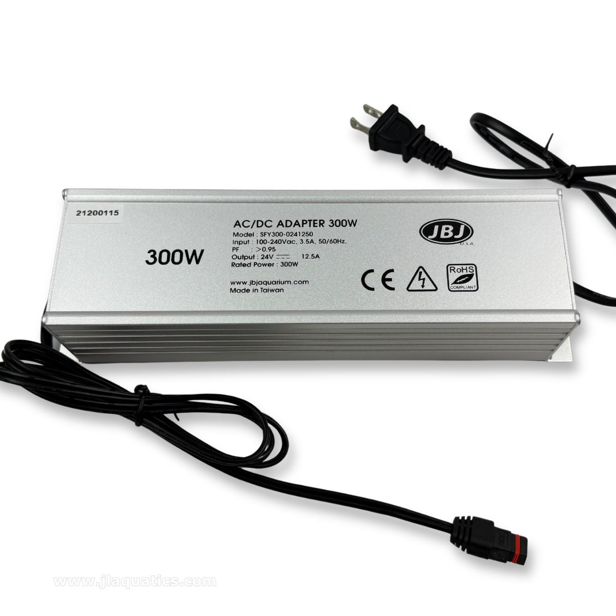 JBJ Nano Arctica E-Chiller - 20 Gallon comes with 300W AC/DC adapter with 24V output