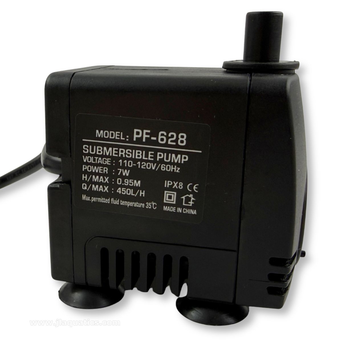 JBJ Nano Arctica E-Chiller - 20 Gallon come with a submersible pump for 110-120V and 7W of power