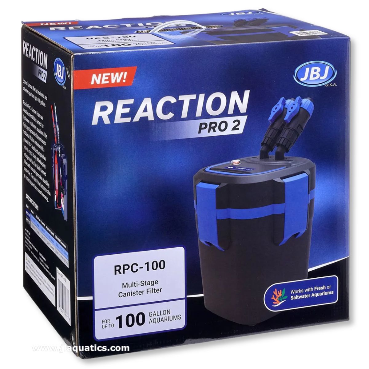 JBJ Reaction Pro 2 Canister Filter with UV - RPC-100