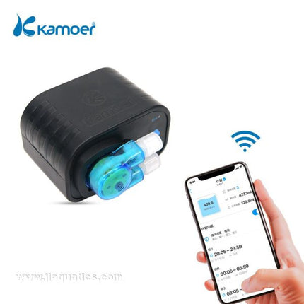 Kamoer X1 PRO T Stepper Pump connected to wifi app and ready to dose your aquarium