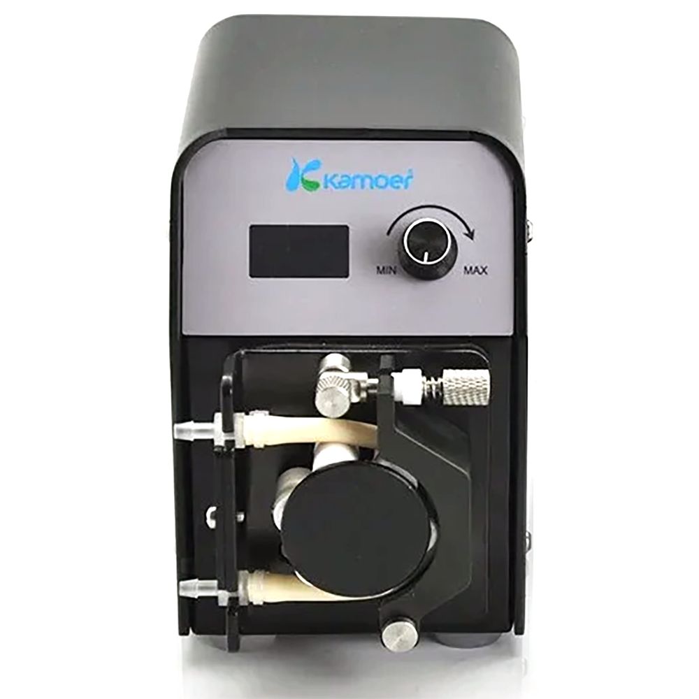 Kamoer FX-STP3 Bluetooth & WiFi Peristaltic Pump tube and dosing assembly shown