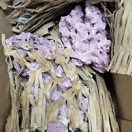 Marco Rocks - Coralline Reef Saver Rock in box with packaging ready to ship.