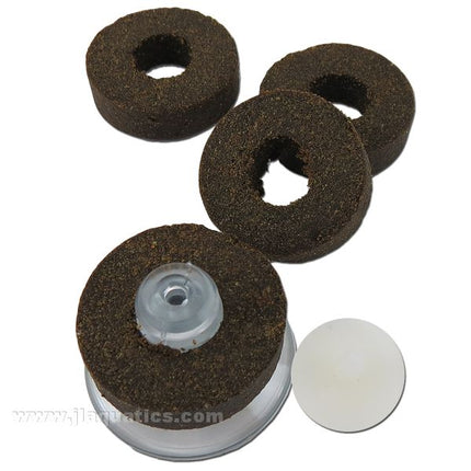 Vitalis Mini Marine Grazer Fish Food closeup of feeding rings for fish