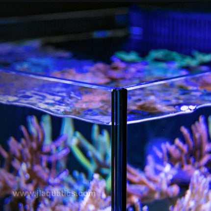 Red Sea Max Nano corner showing glass joints