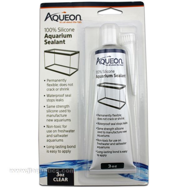 Aqueon Clear Aquarium Silicone - 3 oz  in retail packaging