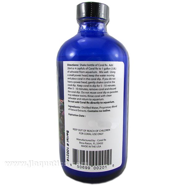 Coral Rx Coral Dip - 8oz directions and ingredients 