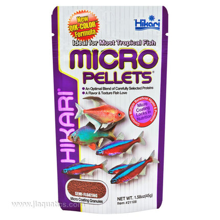 Hikari Micro Pellets Tropical Fish Food - 45 Gram