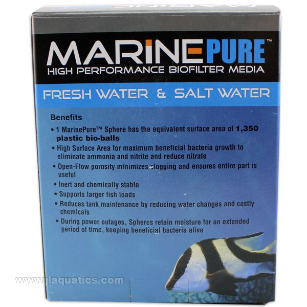 MarinePure Bio Filter Media Spheres - 2 Quart product benefits and features 