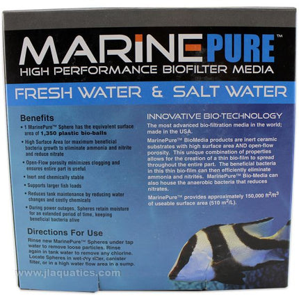 MarinePure Bio Filter Media Spheres - 1 Gallon