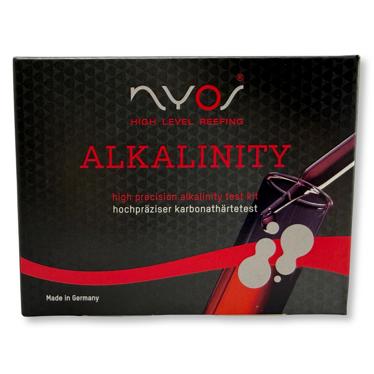Nyos Alkalinity Test Kit packaging