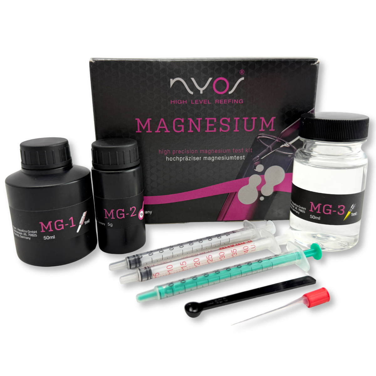 Nyos Magnesium Test Kit everything included for testing