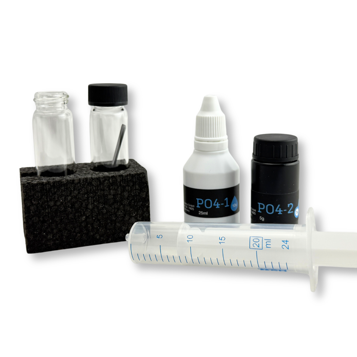 Nyos Phosphate Test Kit all testing materials included with vials