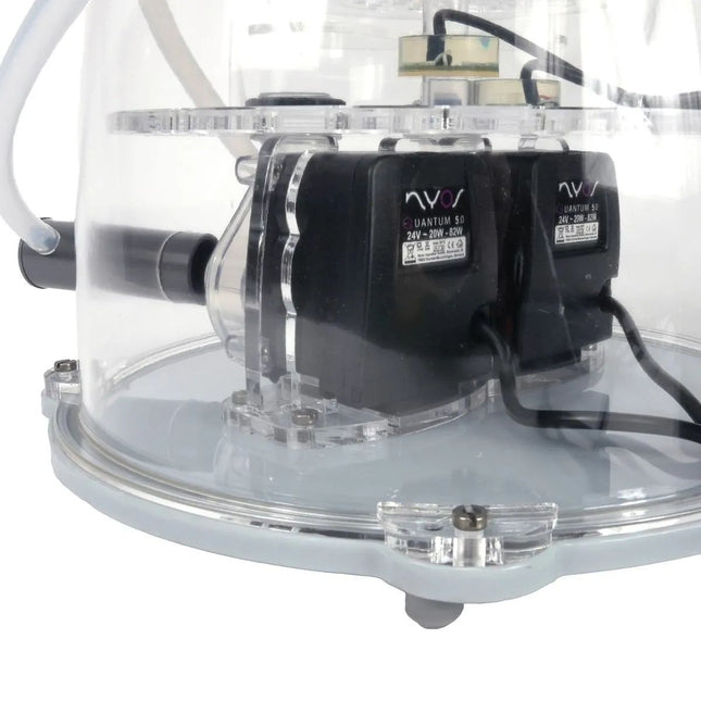 The Nyos Quantum 300 EQ Protein Skimmer has dual pumps for maximum cleaning power.