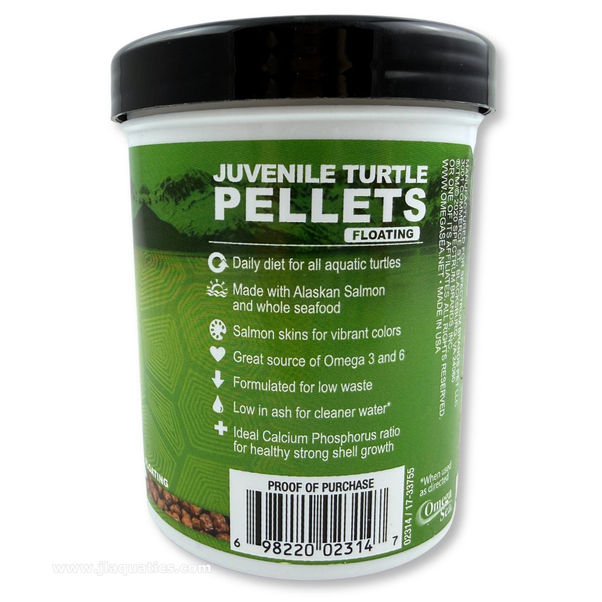 Omega One Juvenile Turtle Pellets - 99 Gram benefits