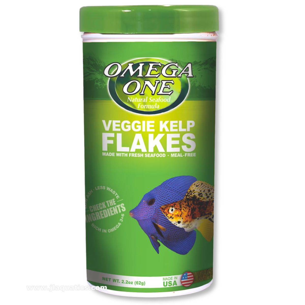 Omega One Veggie Flake Fish Food - 62 Gram