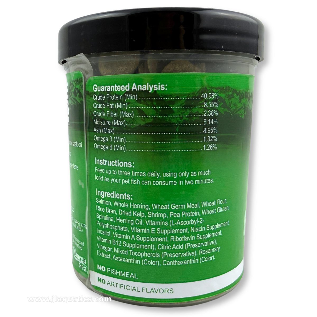 Omega One Veggie Rounds Fish Food - 113 Gram nutrition, instructions, and ingredients