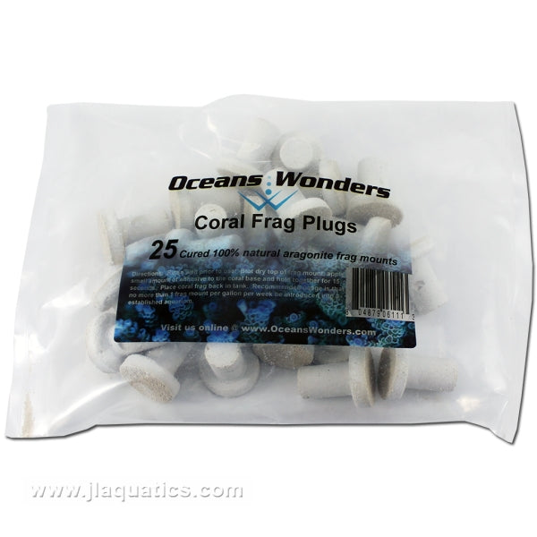 Oceans Wonders Coral Frag Plugs (25 Piece)