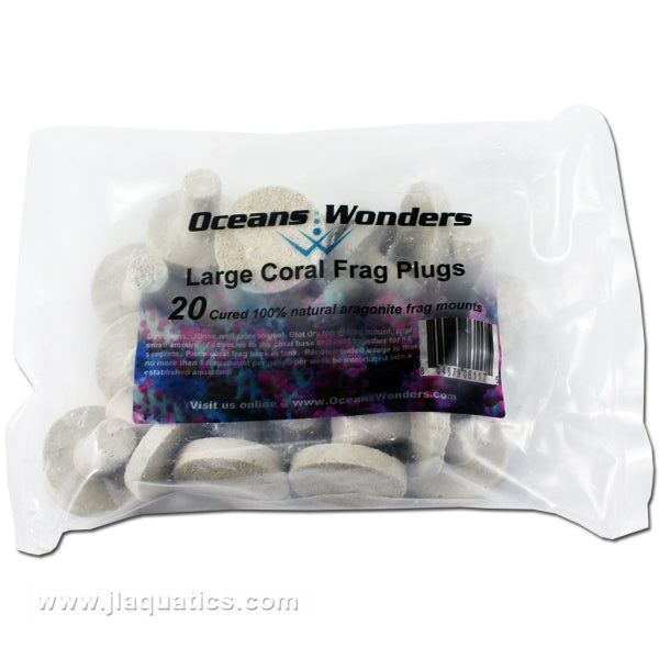 Oceans Wonders Large Coral Frag Plugs (20 Piece)