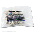 Buy Oceans Wonders Large Ceramic Coral Frag Plugs (20 Piece) at www.jlaquatics.com