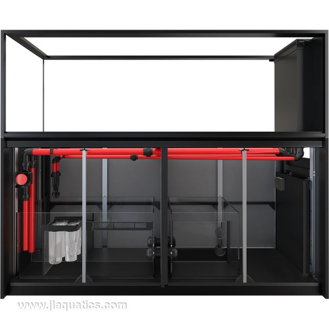 Red Sea Peninsula 950 G2+ Aquarium open cabinet showing sump set-up
