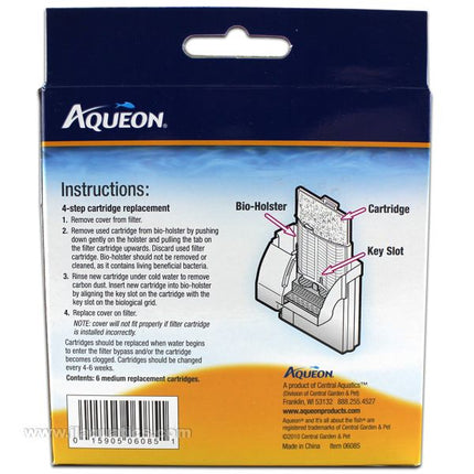 Aqueon Quiet Flow Medium Filter Cartridge features and how  to install the cartridges in this freshwater aquarium water filter