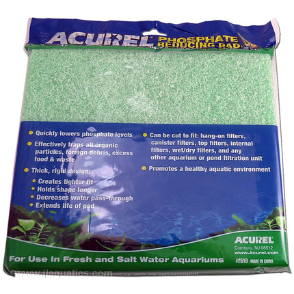 Acurel Phosphate Remover Infused Media Pad features