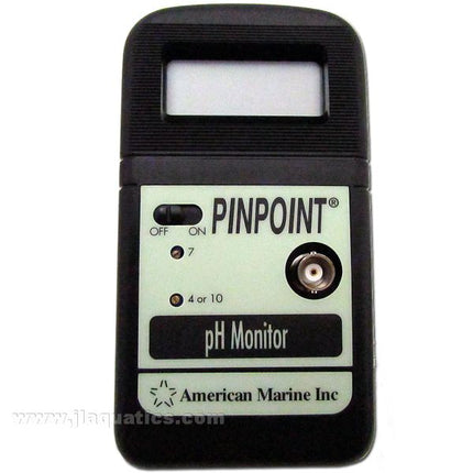 Pinpoint pH Monitor closeup of front of monitor