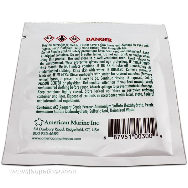 Pinpoint ORP Calibration Solution usage cautions and contents of solution