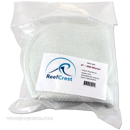 Reef Crest 200 Micron Filter Sock (4 Inch)