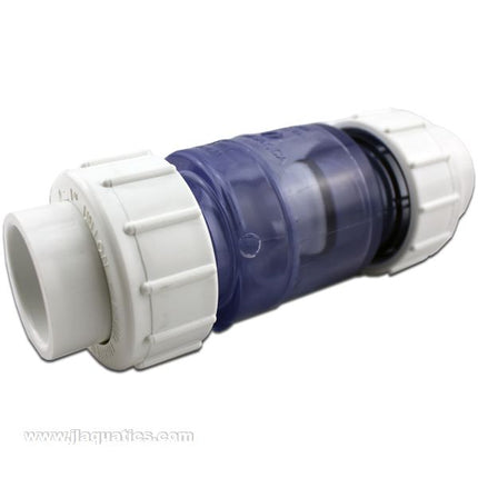 Buy PVC True Union Swing Check Valve - 3/4 Inch at www.jlaquatics.com