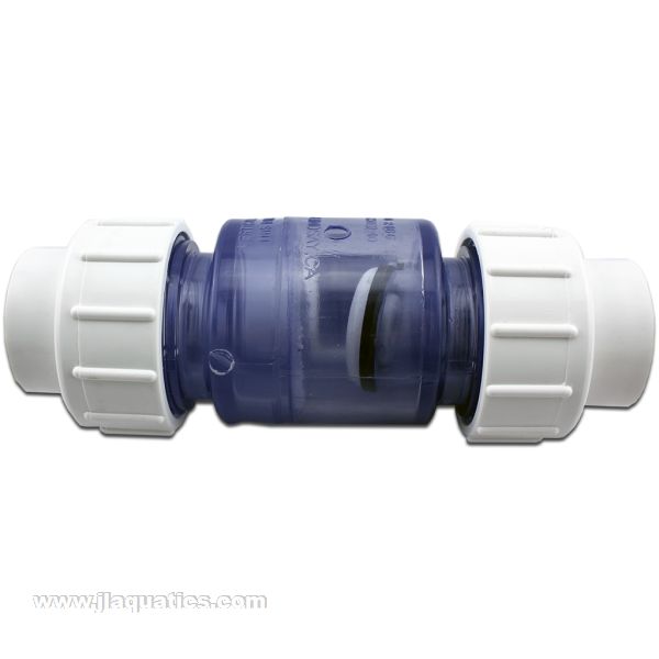 PVC True Union Swing Check Valve - 3/4 Inch