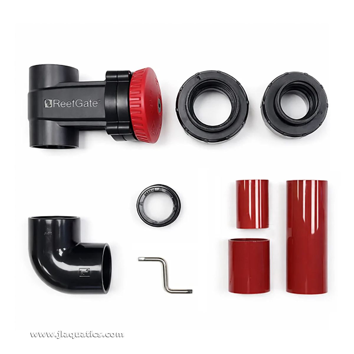 Red Sea ReefGate Valve Upgrade Kit for 1.25 Inch Downpipes parts included 