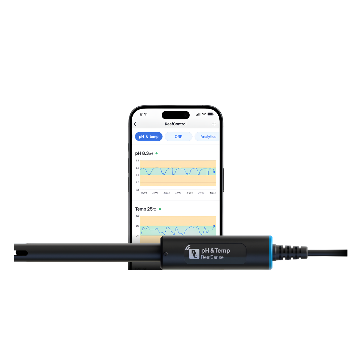 Red Sea ReefControl Lite pH & Temp Probe with in-app connectivity